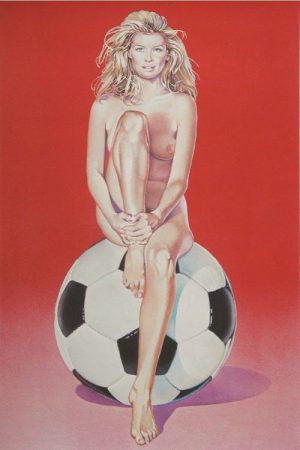 Mel Ramos - Fußball Fannie (1997)
